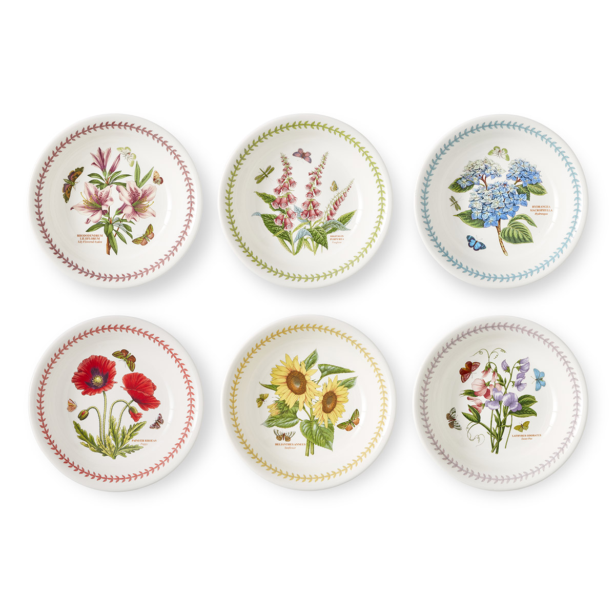 Botanic Garden Meadow 8" Pasta Bowl Set of 6 image number null